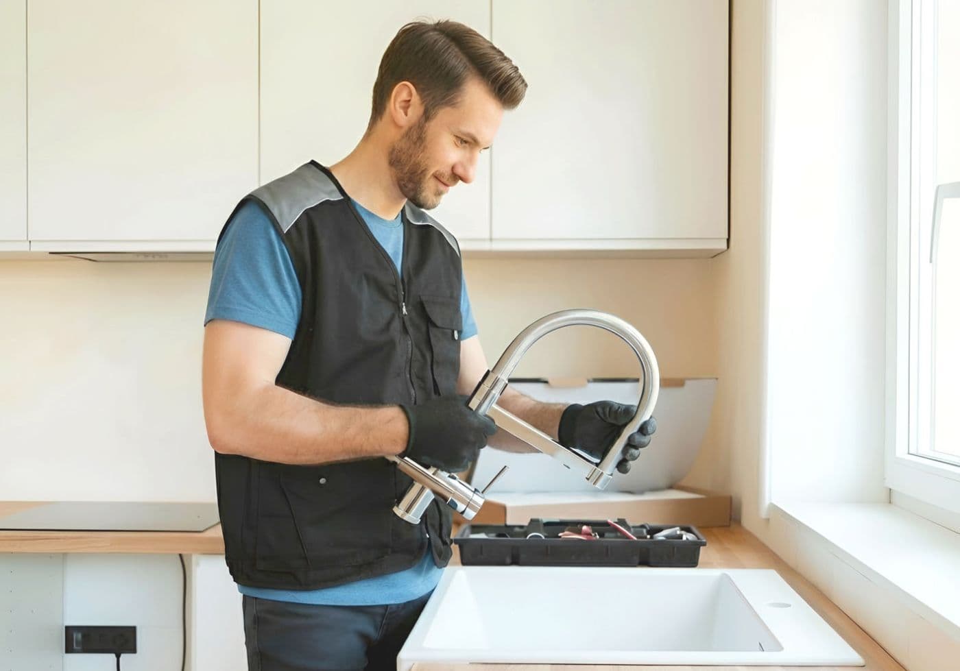 Spültisch reparieren