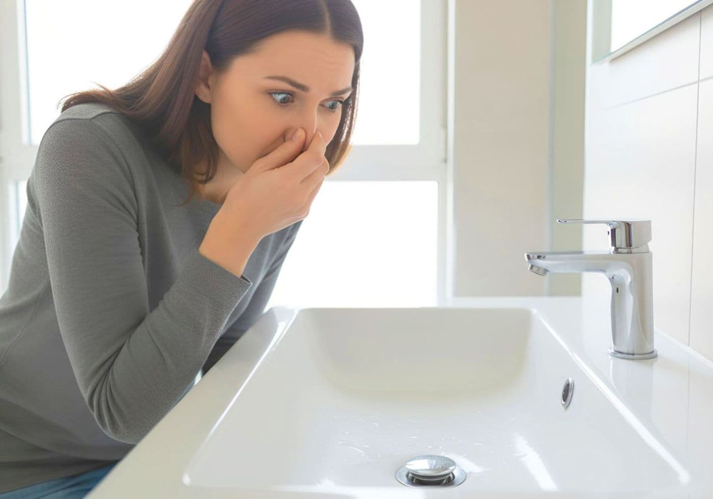 Sanitäranlage riecht streng